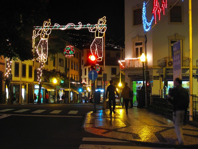 Weihnachtsbeleuchtung Funchal | Waldspaziergang.org